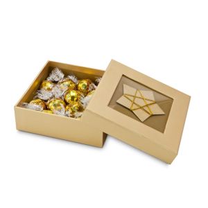 Präsent Goldene Schachtel