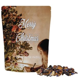50 g Christkindl Tee im Midi Doypack mit Werbedruck