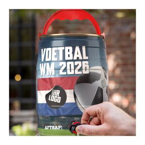 5 l WM-Bierfass Niederlande Edition mit Ihrem Firmenlogo