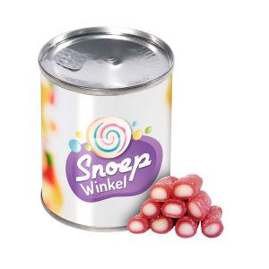 60 g Fruchtige Mini-Sticks in einer Dose mit Werbe-Banderole