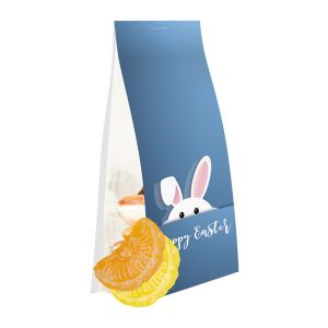 40 g Express Zitronen und Orangen Bonbons im Standbeutel mit Werbereiter