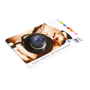 A5 Karte mit Pfefferminzdose und Werbedruck