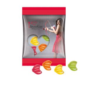 15 g Trolli Fruchtgummi €-Zeichen im Werbetütchen mit Logodruck