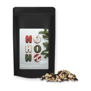 55 g Wintertage Tee im schwarzen Midi Doypack mit Werbeetikett
