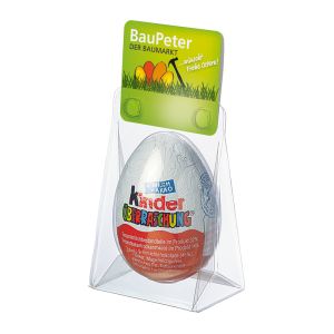 Kinder Überraschungs Ei mit Werbereiter