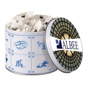 240 g Holländische Hopjes in Metalldose mit bedruckbarem Deckel