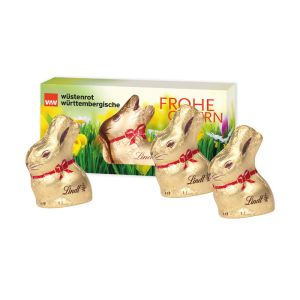 30 g Lindt Hasenparade mit Werbedruck