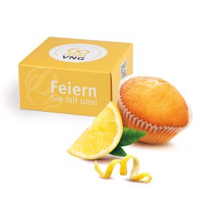 25 g BIO-Küchlein Zitrone in Werbekartonage mit Logodruck