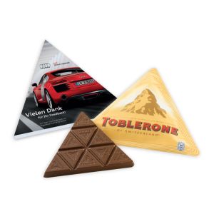 TOBLERONE Dreieckstafel in Werbekartonage