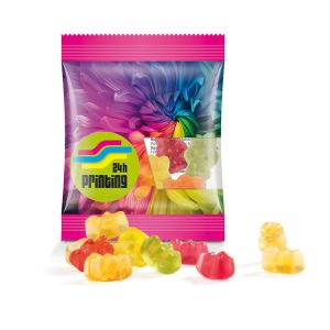 Trolli Fruchtgummi Premium-Bärchen 7 g im Werbetütchen mit Logodruck