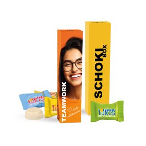 36 g Tiny Tony´s Chocolonely in Werbekartonage