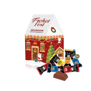 3D Präsent Haus Lindt HELLO mit Werbedruck