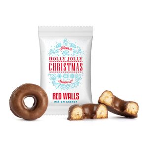 Mini Donut Keks im Werbetütchen mit Logodruck