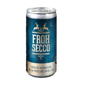 24 Seccodosen FROHSECCO Klassisch - blau