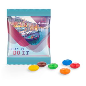 10 g M&M´s Chocolate im Werbetütchen mit Logodruck