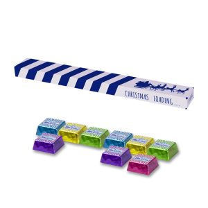 95 g Schoko EiskonfektMix in Präsentstange mit Werbedruck