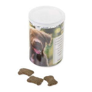 Hunde Leckerli-Dose mit Werbebanderole