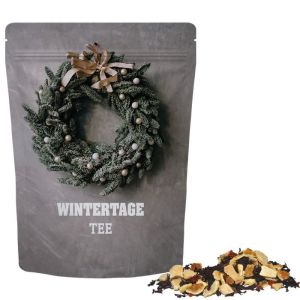 55 g Wintertage Tee im Midi Doypack mit Werbedruck