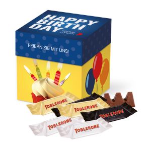 Werbebox Toblerone Minis mit Werbedruck