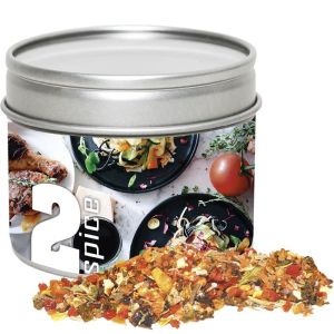 55 g Weihnachts Gewürzmischung Geflügel in Sichtfensterdose mit Werbeetikett