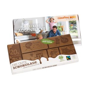 100 g Die Gute Schokolade im Werbeschuber mit Logodruck