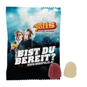 12 g Fruchtgummi Berries Blaubeere-Joghurt in Werbetütchen