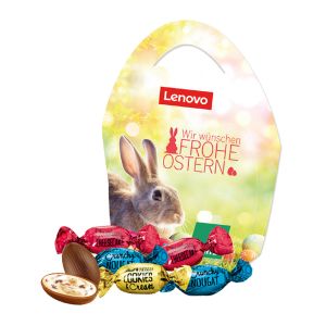 Premium Osterei Lindt HELLO Schokoladeneier mit Werbedruck