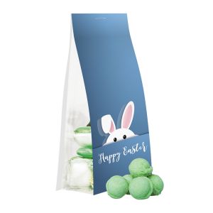 40 g Express Waldmeister-Brause Bonbons im Standbeutel mit Werbereiter