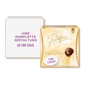 40 g FEODORA Pralinés mit Werbedruck