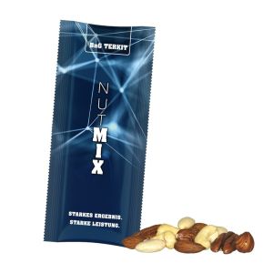 30 g Bio NusskernMix im Stickpack mit Werbedruck