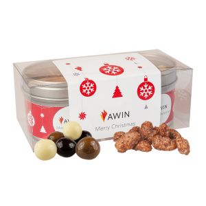 105 g Knusper Weihnachtsset mit Werbeanbringung