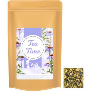 40 g Bio Tee Lemon Ingwer im Midi Doypack mit Werbeetikett