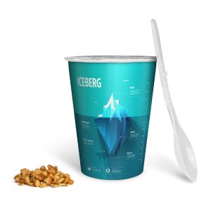 Müsli To Go Knuspermüsli im Portionsbecher mit Logodruck