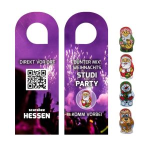 Individueller Türhänger mit Schoko-Weihnachts Mix