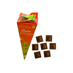 Bio Schokotäfelchen Weihnachten in Präsent-Pyramide