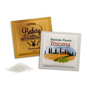4 g Zuckertütchen mit Logodruck