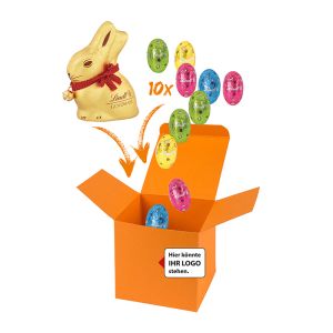 Box Lindt Mix mit Werbedruck