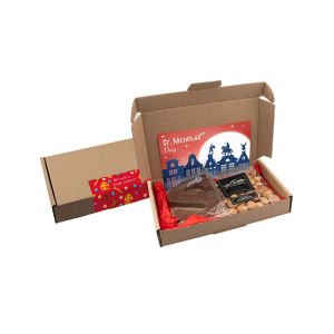 Weihnachtsmailing mit süßer Weihnachtsmischung und doppelseitig bedruckter Weihnachtskarte Variante A6-1