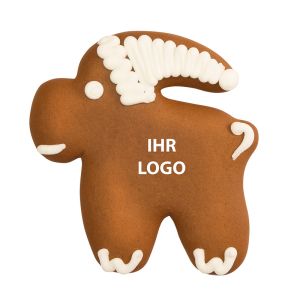 55 g Lebkuchen-Rentier mit Logodruck