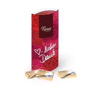 60 g Lindt Schokotäfelchen in Kissenverpackung mit Logodruck