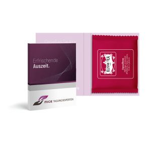 3 g Kusmi Tea Aqua Rosa organic in Werbeklappkarte