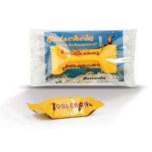 Toblerone Milk Tiny Werbekarte