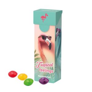 40 g Skittles chewy sweets in a slim box with promotional print