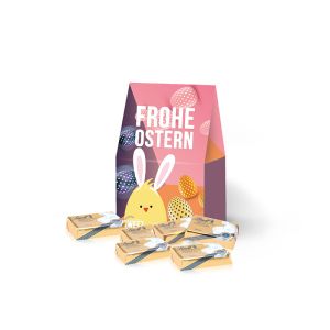 Businesspräsent Selection Mini Lindt Schokotäfelchen mit Logodruck