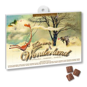 A5 Schoko Adventskalender Business mit Werbedruck
