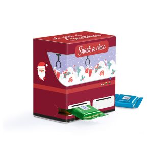 Mini Adventsautomat mit Ritter SPORT Schokotäfelchen und Werbedruck