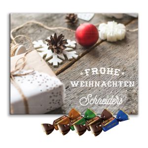 Adventskalender Merci Petits mit Werbedruck