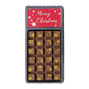 30 g Adventskalender Geschenkpackung mit Werbeanbringung