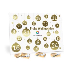 Spenden Adventskalender SOS-Kinderdörfer Motiv 1 mit Logoeindruck
