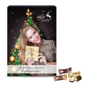 Zentis Marzipan Adventskalender mit Werbedruck